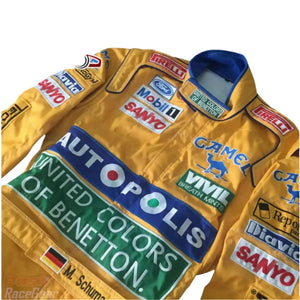 Michael Schumacher 1992 F1 Embroidered Racing Suit - Speedxcrafts