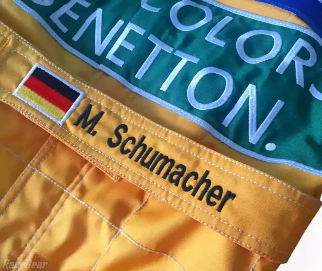 Michael Schumacher 1992 F1 Embroidered Racing Suit - Speedxcrafts