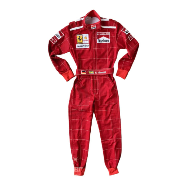 Michael Schumacher 1996 Ferrari F1 Embroidered Racing Suit - Speedxcrafts