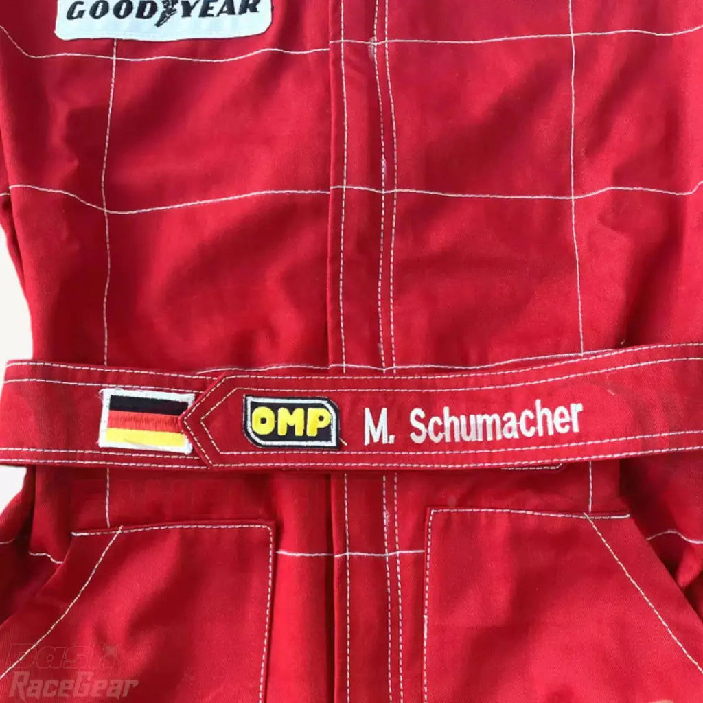 Michael Schumacher 1996 Ferrari F1 Embroidered Racing Suit - Speedxcrafts