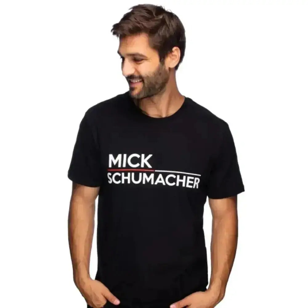 Mick Schumacher Black T-Shirt | Official F1 Merchandise - Speedxcrafts
