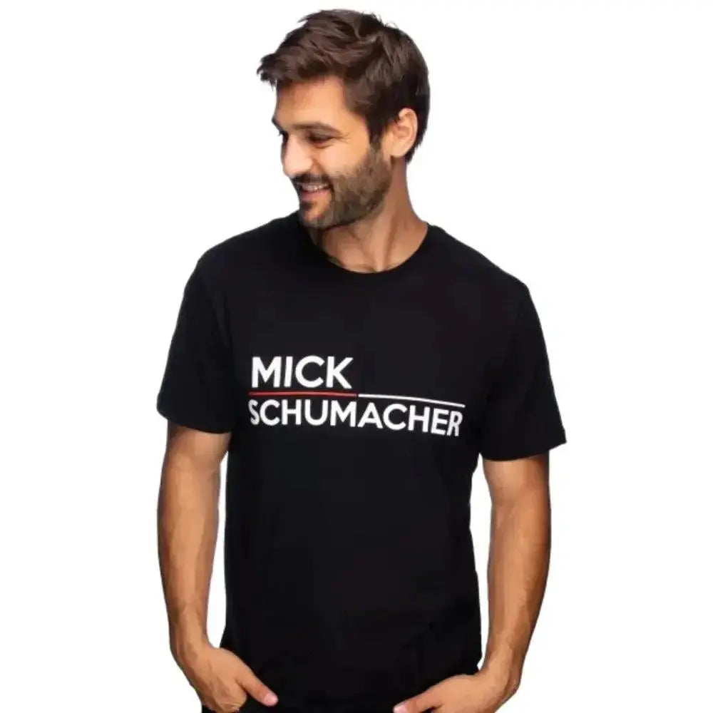 Mick Schumacher Black T-Shirt | Official F1 Merchandise - Speedxcrafts