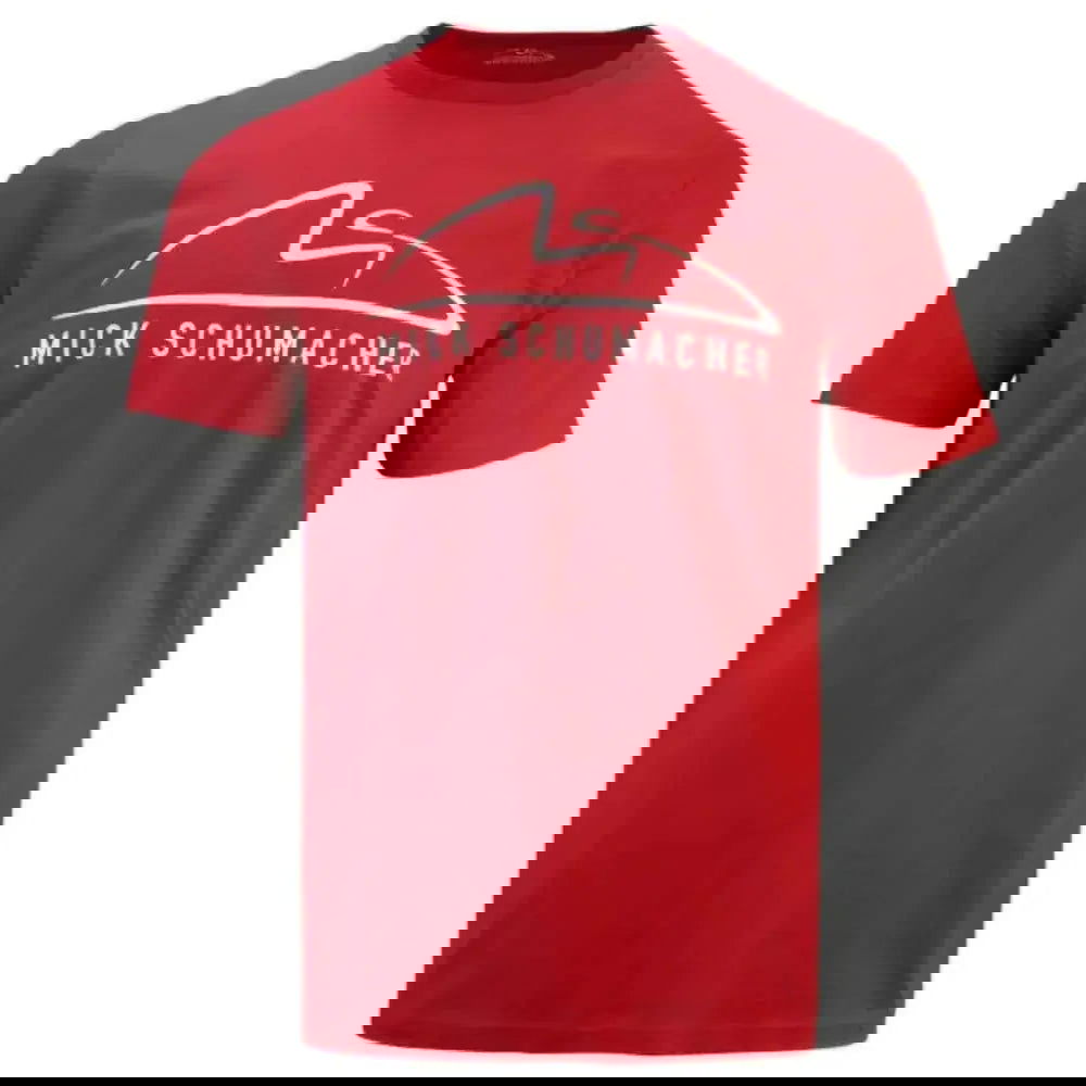 Mick Schumacher T-Shirt Speed Logo red - Speedxcrafts