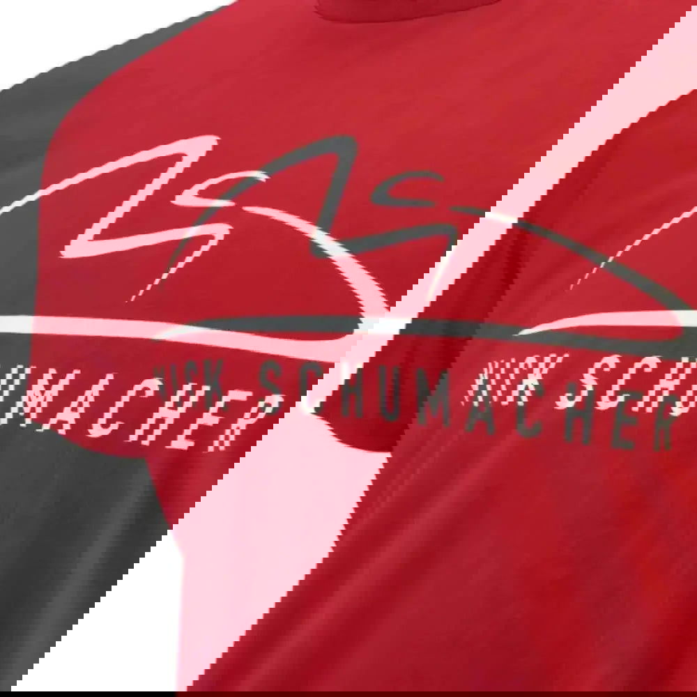 Mick Schumacher T-Shirt Speed Logo red - Speedxcrafts