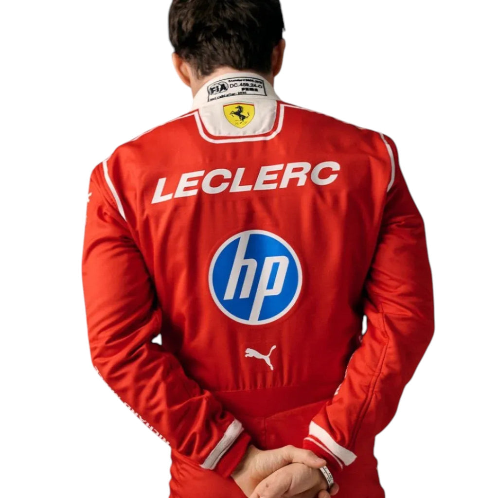 NEW 2026 Charles Leclerc Scuderia Ferrari HP Replica F1 Team Race Suit - Speedx Crafts