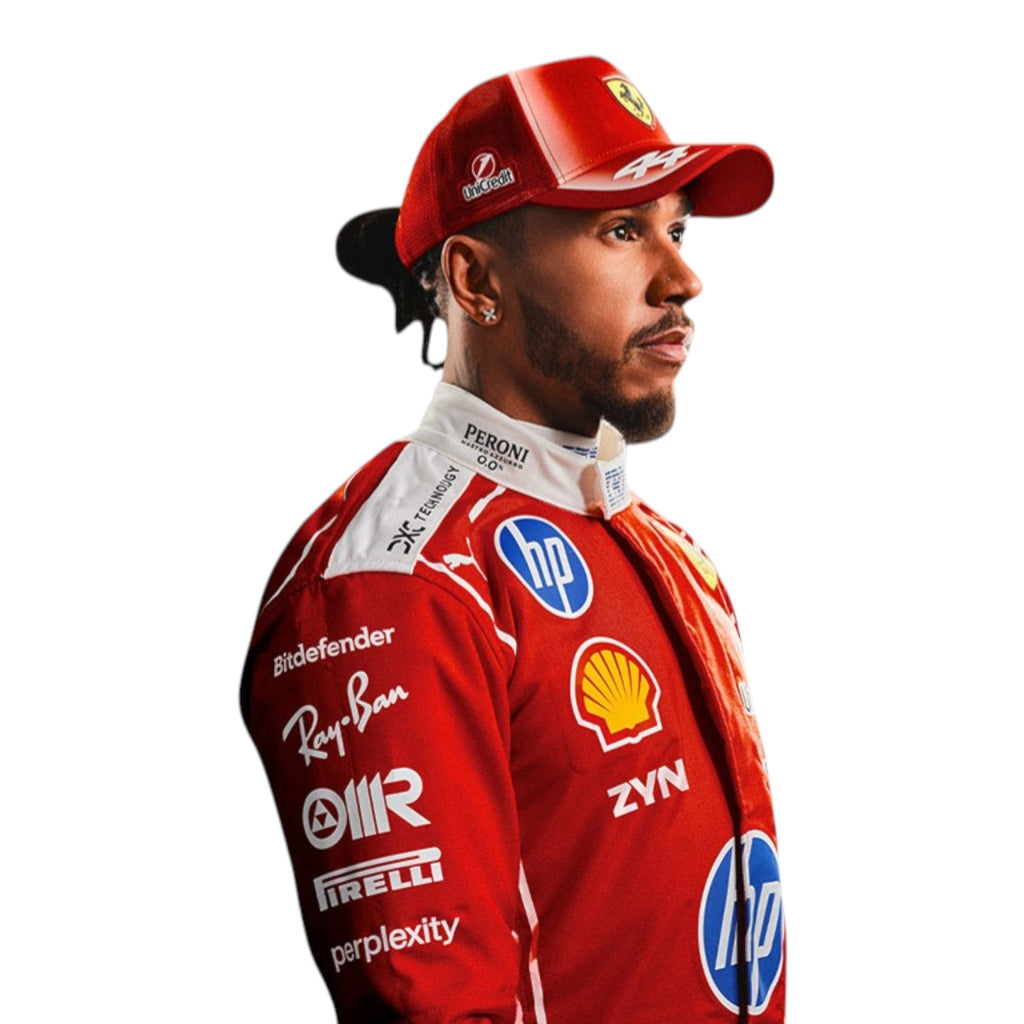 NEW 2026 Scuderia Ferrari HP Lewis hamilton Replica F1 Team Race Suit - Speedx Crafts