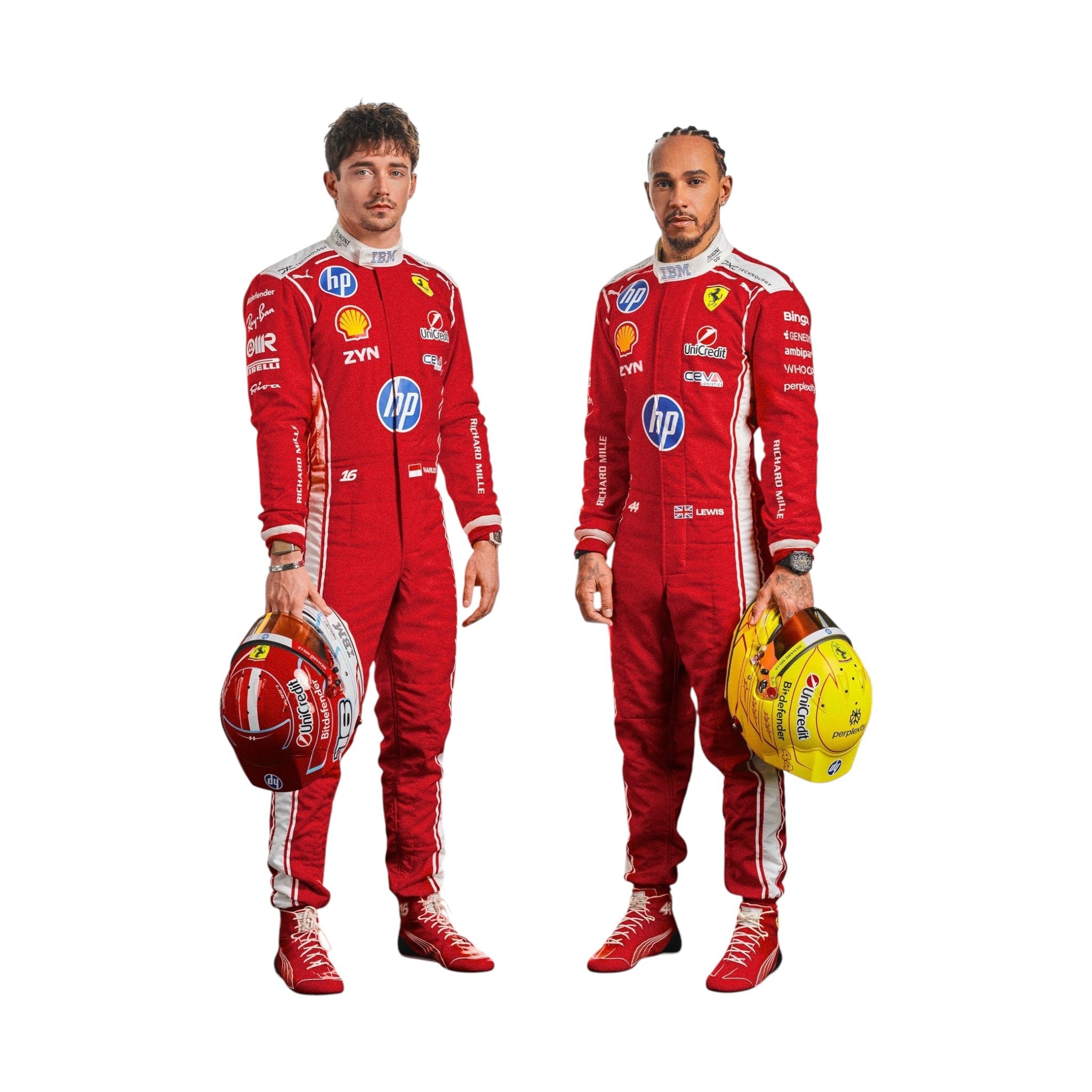 NEW 2026 Scuderia Ferrari HP Replica F1 Team Race Suit
