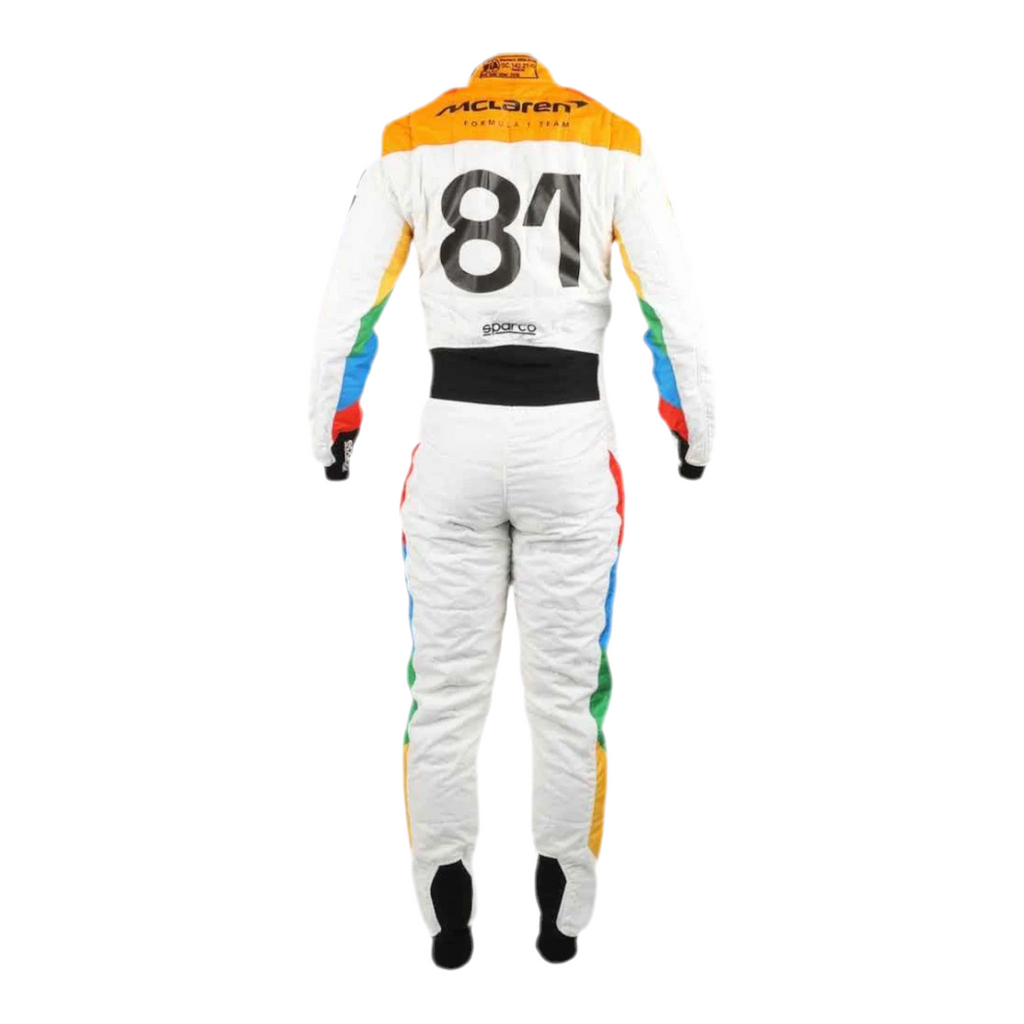 NEW MCLAREN SILVERSTONE OSCAR PIASTRI 2023 F1 TEAM RACE SUIT - Speedxcrafts