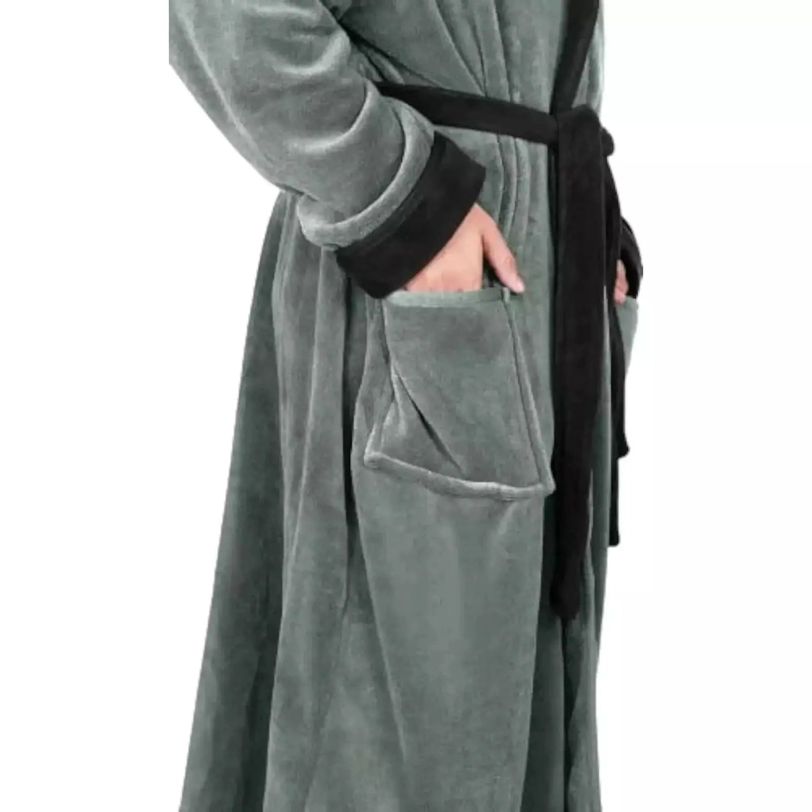 New Unisex Fleece Hooded Bathrobes - Speedxcrafts