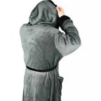 New Unisex Fleece Hooded Bathrobes - Speedxcrafts