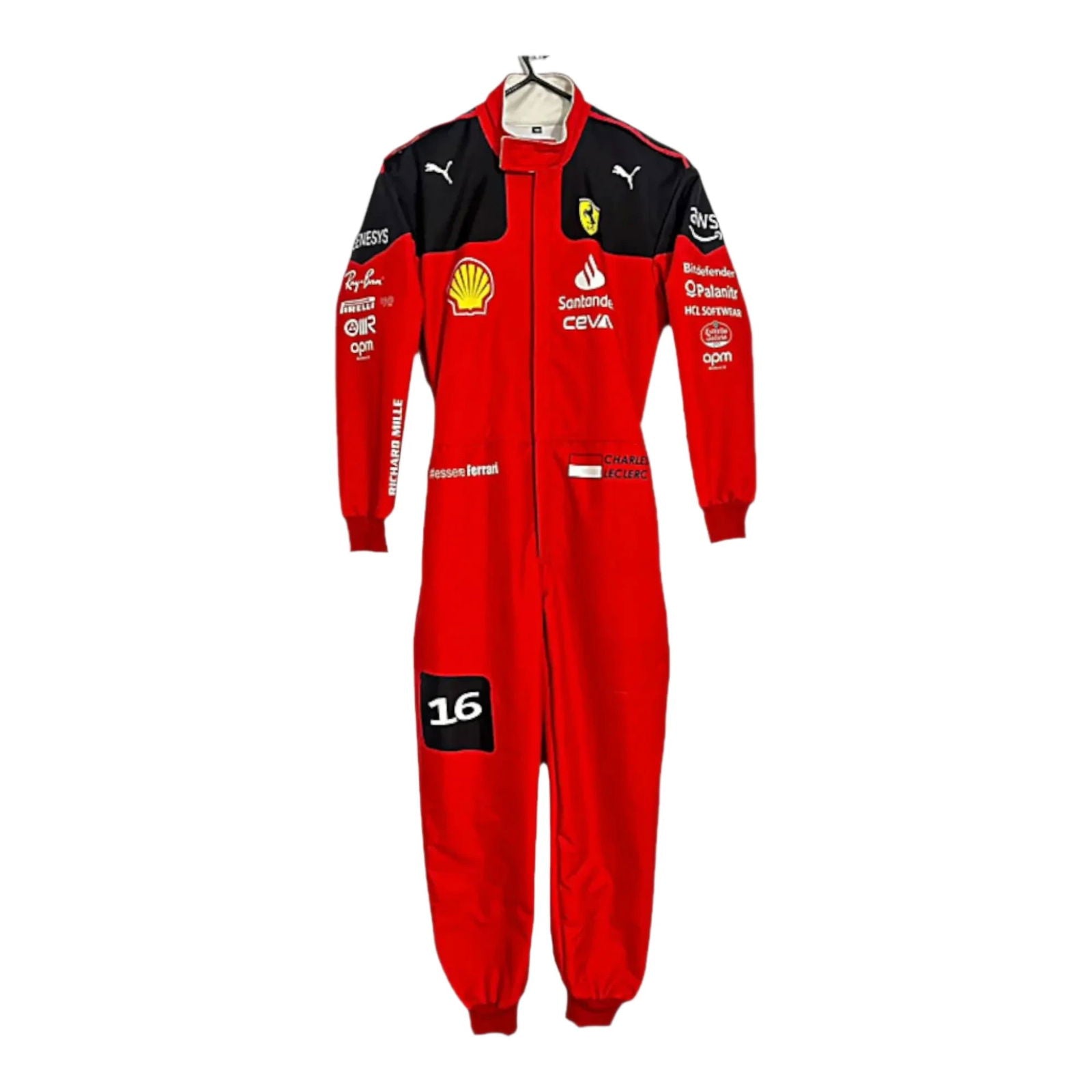 New Charles Leclerc 2023 Race Suit Ferrari F1 - Speedxcrafts