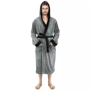 New Unisex Fleece Hooded Bathrobes - Speedxcrafts