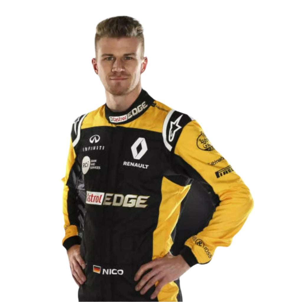 Nico Hulkenberg 2018 Renault F1 Team Race Suit - Speedxcrafts