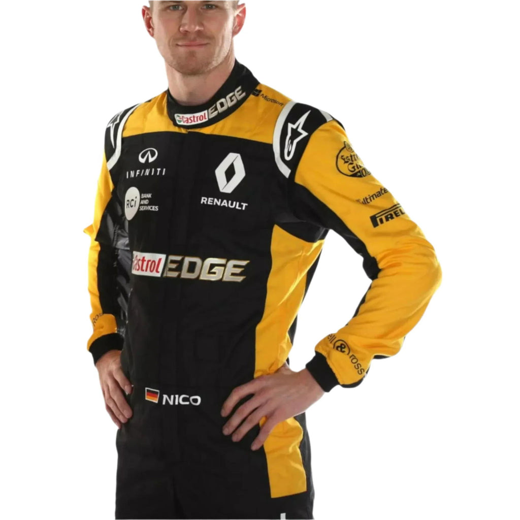 Nico Hulkenberg 2018 Renault F1 Team Race Suit - Speedxcrafts
