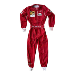 Nigel Mansell 1990 Ferrari F1 Embroidered Racing Suit - Speedxcrafts