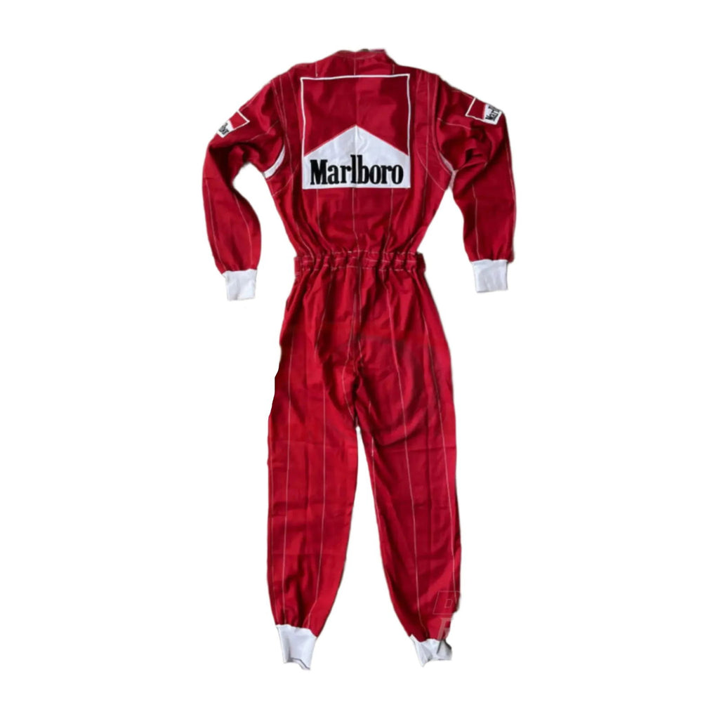 Nigel Mansell 1990 Ferrari F1 Embroidered Racing Suit - Speedxcrafts