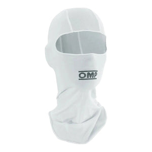 OMP White Balaclava Sottocasco | Comfortable Racing Headwear - Speedxcrafts