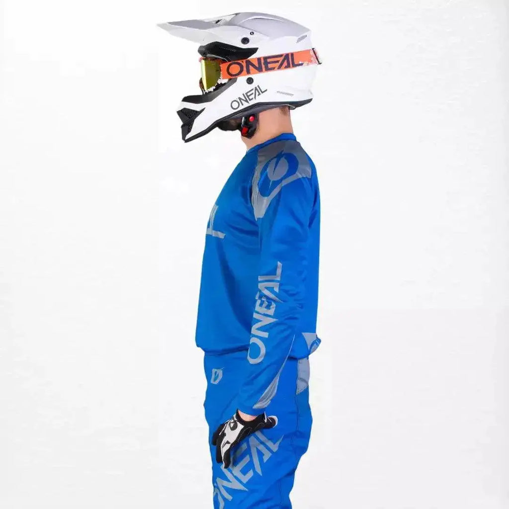 O'Neal Matrix MX Jersey Blue-Gray - Speedxcrafts