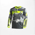 O'Neal Element Camo MX Jersey Grey-Yellow - Speedxcrafts