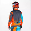 O'Neal Element Factor MX Jersey Gray-Orange-Blue - Speedxcrafts