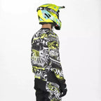 O'Neal Element Jersey Attack Black-HiVis - Speedxcrafts
