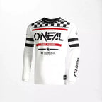 O'Neal Element Squadron Youth MX Jersey White-Black - Speedxcrafts