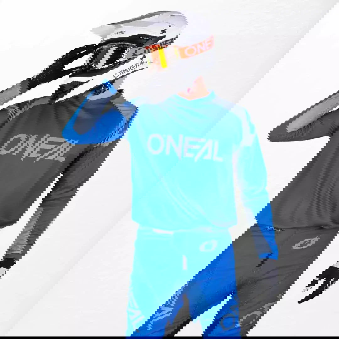 O'Neal Matrix MX Jersey Blue-Gray - Speedxcrafts
