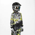 O'Neal Youth Element Jersey Attack Black-HiVIs - Speedxcrafts