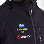 Personalized 24MX Team Softshell with Detachable Sleeves - Speedxcrafts