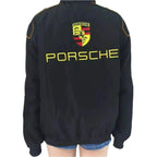Porsche Formula 1 Bomber Jacket - Embroidered Racing Apparel - Speedxcrafts