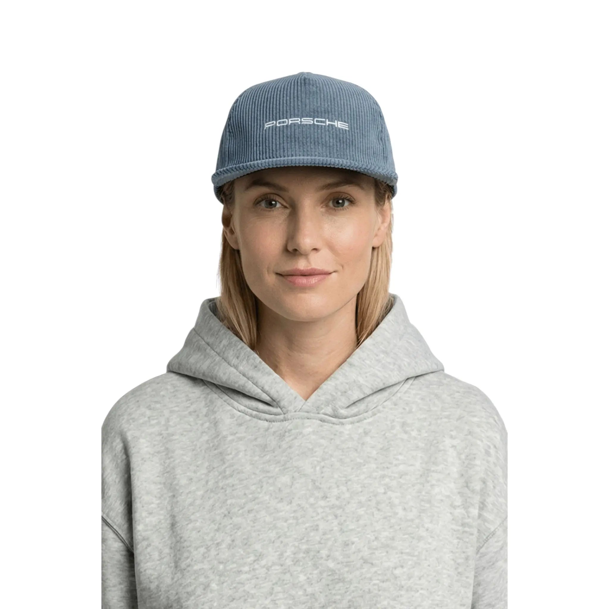 Porsche Vintage Corduroy Cap – Slate Blue