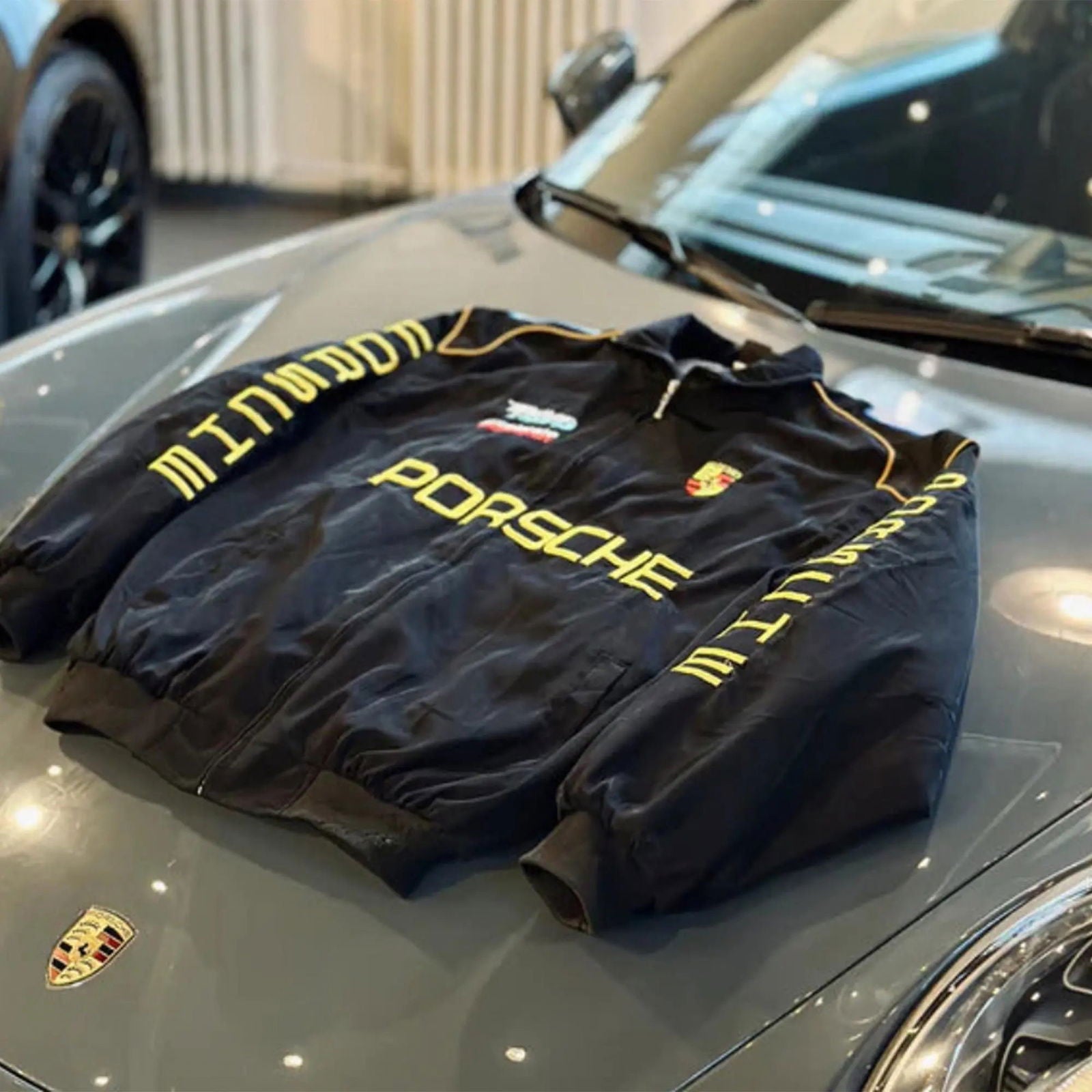 Porsche F1 Vintage Jacket | Classic Motorsport Apparel - Speedxcrafts