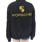 Porsche Formula 1 Bomber Jacket - Embroidered Racing Apparel - Speedxcrafts