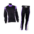 RACECHICK Fierce Women's Racing Suit | SFI 3.2A/1 - Black/Purple - Speedxcrafts