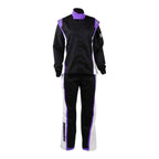 RACECHICK Fierce Women's Racing Suit | SFI 3.2A/1 - Black/Purple - Speedxcrafts