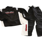 RACECHICK Fierce Women's Racing Suit | SFI 3.2A/1 - Black/White - Speedxcrafts