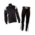 RACECHICK Fierce Women's Racing Suit | SFI 3.2A/5 - Black/White - Speedxcrafts