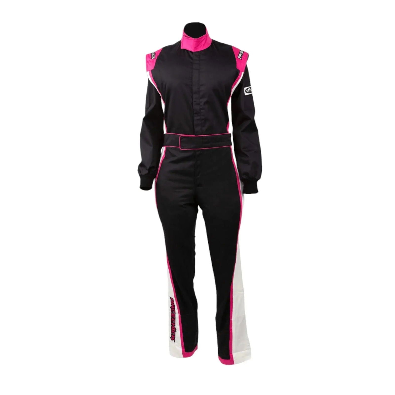 RACECHICK Fierce Women's Racing Suit | SFI 3.2A/1 - Black/Pink - Speedxcrafts