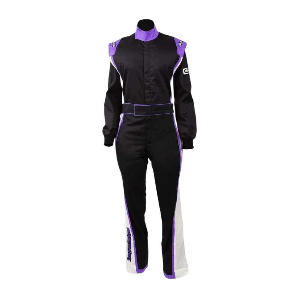 RACECHICK Fierce Women's Racing Suit | SFI 3.2A/1 - Black/Purple - Speedxcrafts