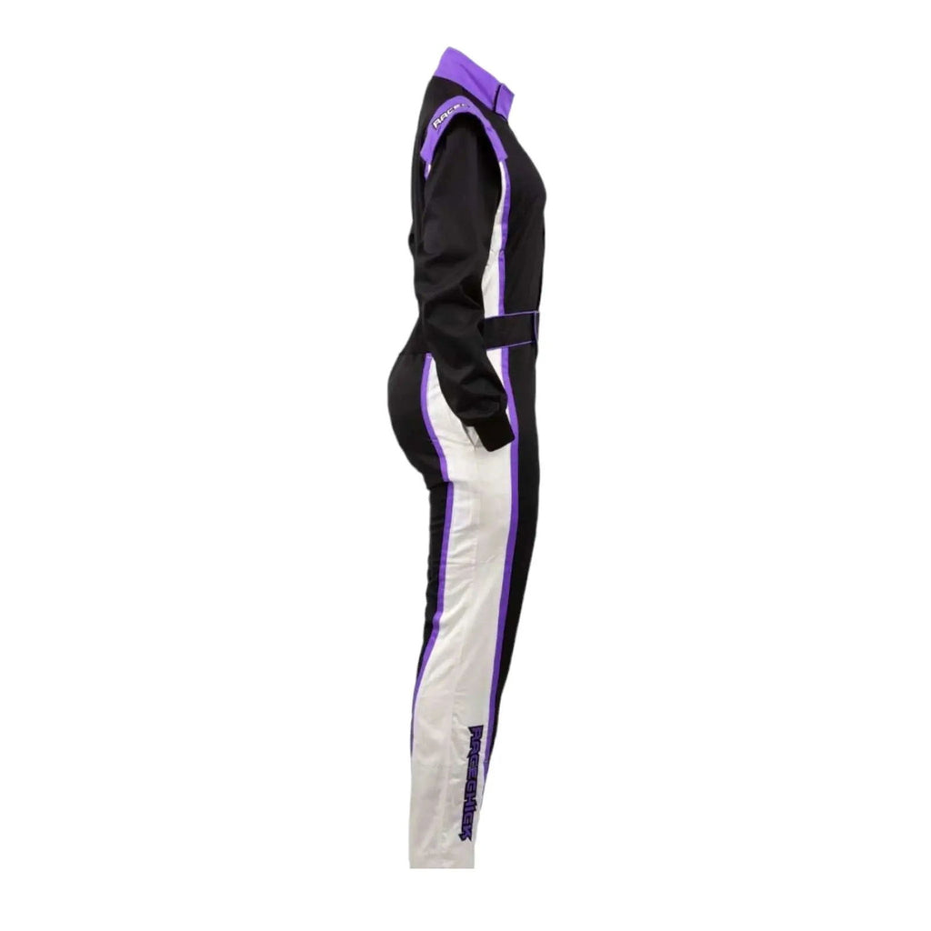 RACECHICK Fierce Women's Racing Suit | SFI 3.2A/1 - Black/Purple - Speedxcrafts
