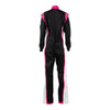 RACECHICK Fierce Women's Two-Piece Racing Suit | SFI 3.2A/5 - Black/Pink - Speedxcrafts