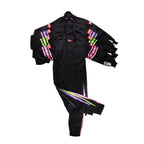 RaceQuip Kids Black Single Layer Racing Suit – Lightweight & Comfortable Protective Gear - Speedxcrafts