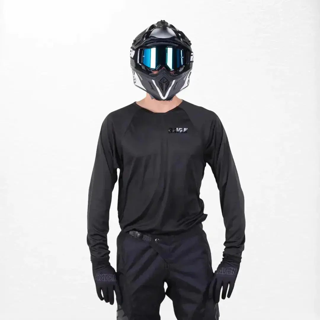 Raven Rival MX Jersey Black - Speedxcrafts