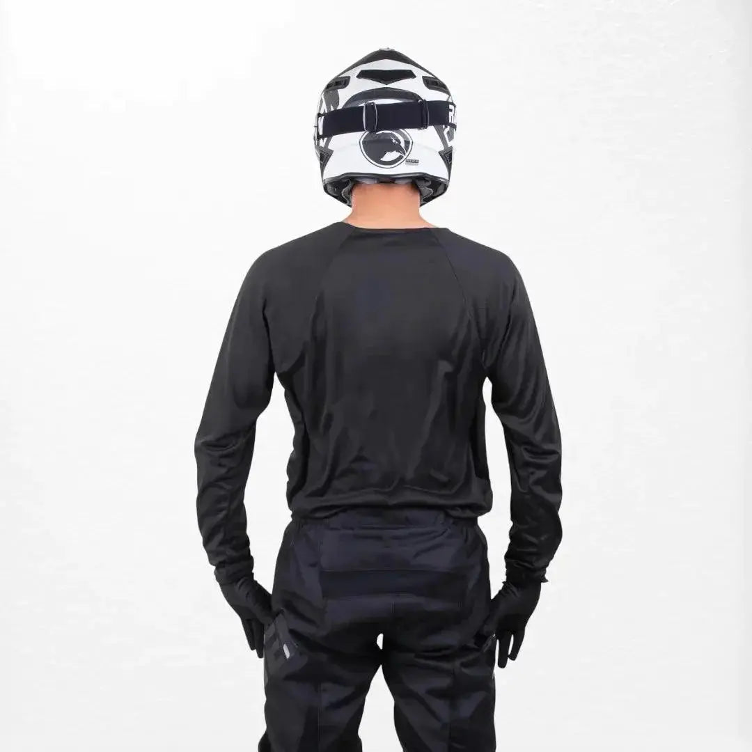 Raven Rival MX Jersey Black - Speedxcrafts