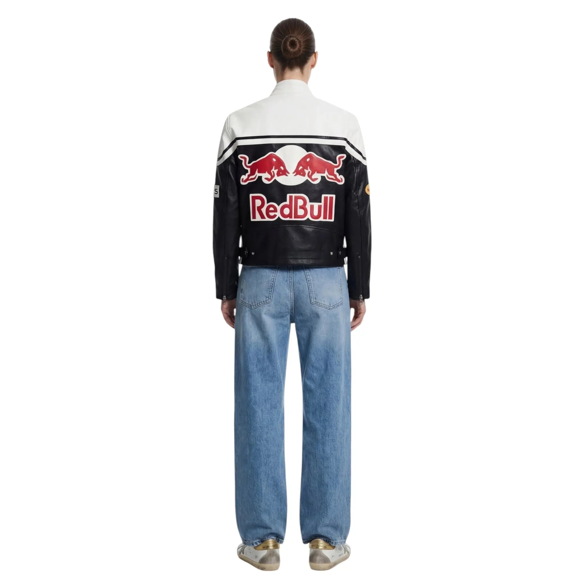 Red Bull Racing Leather Jacket - White Edition