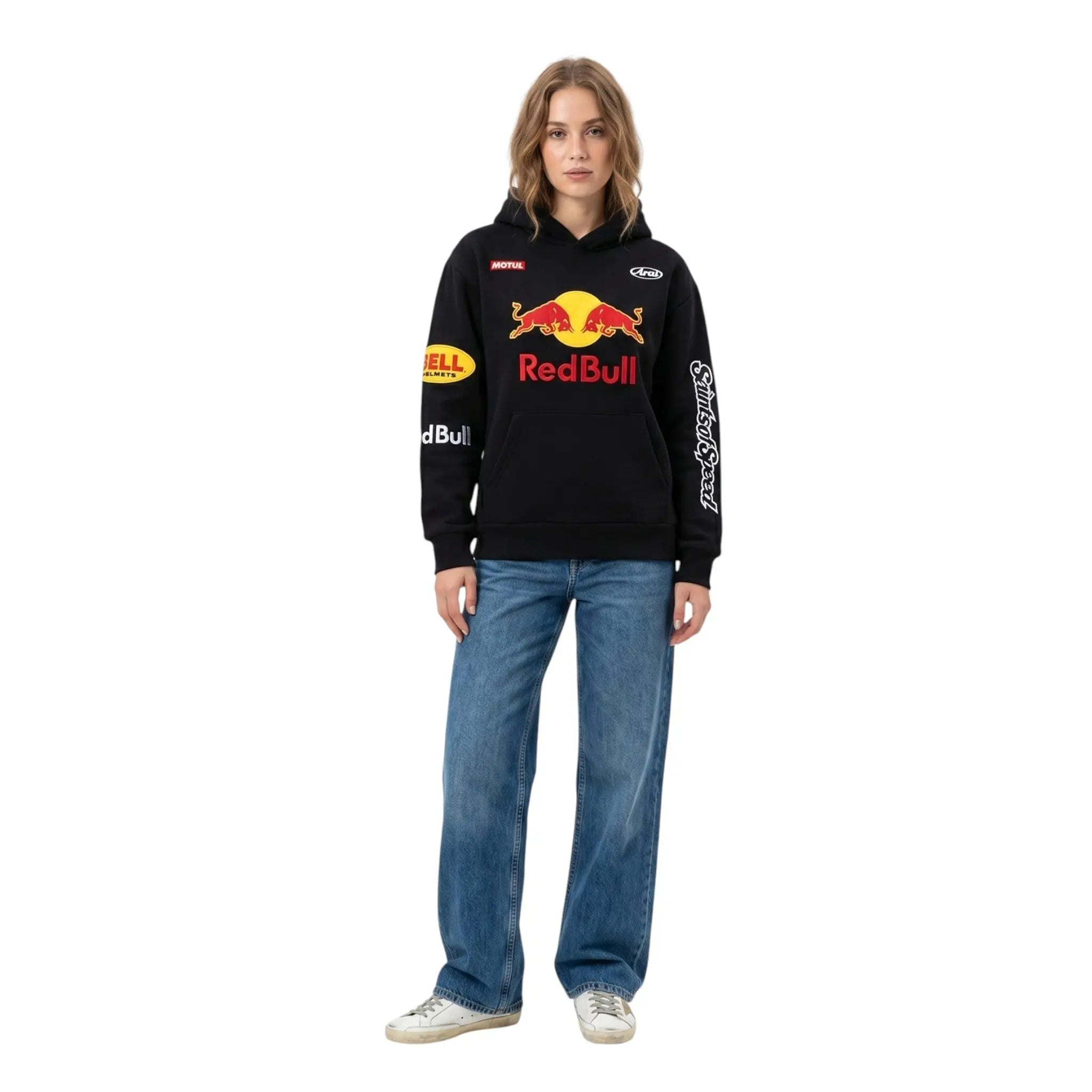 Red Bull Racing Vintage Hoodie-Black Edition