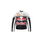 Red Bull Racing Leather Jacket - White Edition