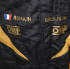 Romain Grosjean 2012 British GP ‘The dark knight rises’ Lotus F1 race suit - Speedxcrafts
