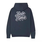 SCRIPT PETROL BLUE HOODIE - Speedxcrafts
