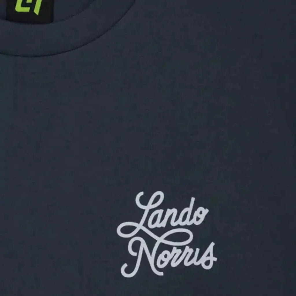 SCRIPT PETROL BLUE SHORT SLEEVE TEE - Speedxcrafts